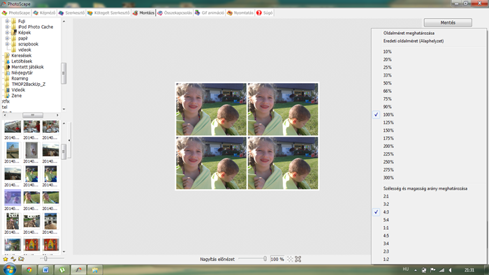 RHC – Kisméretű képek szerkesztése
