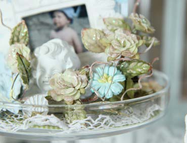 Lakásdekoráció süteménybúrából