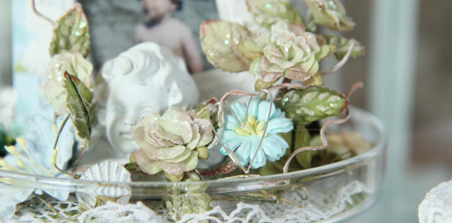 Lakásdekoráció süteménybúrából