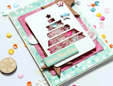 Vidám karácsonyi képeslap