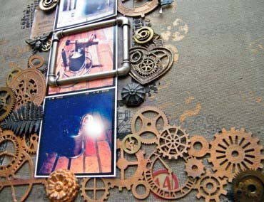 Steampunk vászon pasinak