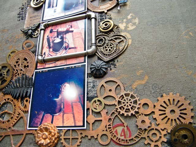 Steampunk vászon pasinak