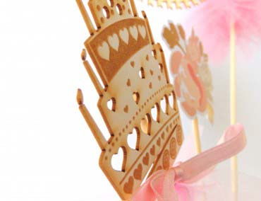 Szülinapi asztaldísz