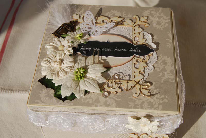 Dobozalbum nászajándékba