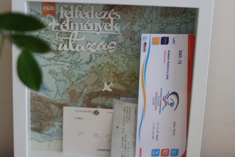 Térképes shadow box