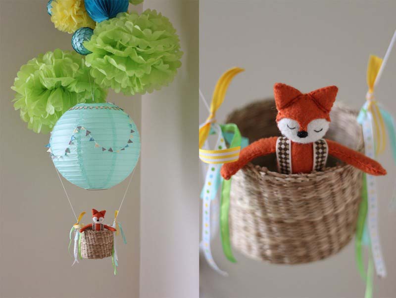 Hőlégballon rizslámpából