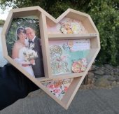 Esküvős shadow box